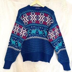 Vintage Deadstock 80s/90s Graphic Sweater - Size Large